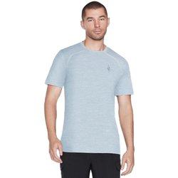 Camiseta SKECHERS Hombre (Poliéster - Azul - M)