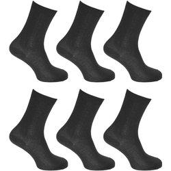 Calcetines tobilleros térmicos Viloft para mujer / mujer (paquete de 6) 4-8 UK negro