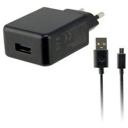 Cargador Movil Ksix 1xusb 2.4a   1 Cable Micro Usb