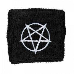 Pulsera de tela Pentagrama One Size negro