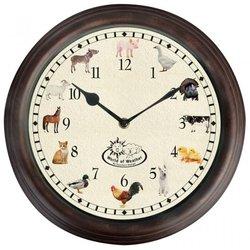 Esschert Design Reloj con sonidos de animales de granja