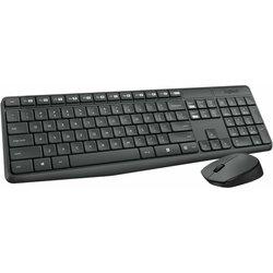 Logitech MK235 RF inalámbrico Portugués Negro