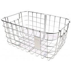 Basil - bicycle basket for Robin 27 liters silver (11219)