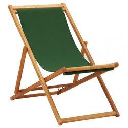 Silla de exterior VIDAXL Verde Tela (60x127x95)