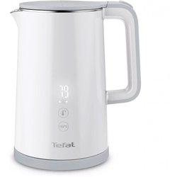 Hervidor eléctrico inalámbrico con pantalla digital Tefal KO6931 Sense Perfectly Brewed Drink (1,5 litros) 6 Tazas 1800W Blanco