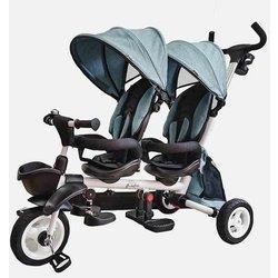 Triciclo 2 plazas Qplay G-Melar Turquesa