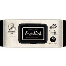 Global Soft & Rich Wet Wipes 70sheets Other (check locks, tongue cleaners, etc.) Wet Tissues (Box) Thick wet wipes containing natural shea butter with 1 set