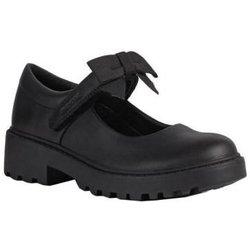 Zapatos escolares de piel con lazo Casey para niña de Geox 1.5 UK negro