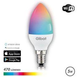 Bombilla Led Vela Smart Wi-Fi C37 E14 5W 470Lm Rgb Elbat