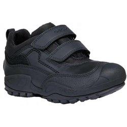 Zapatillas de deporte de cuero New Savage Abx para niños de Geox 2.5 UK negro