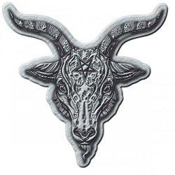 Metal Baphomet Badge One Size negro/plata