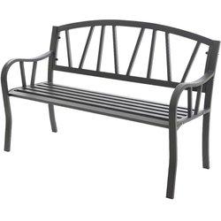 Iron Outdoor Garden Bench