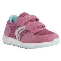 Zapatillas Geox Childrens/Kids Alben Suede 4 UK fucsia