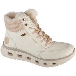 Botines Rieker, Botas de invierno blancas para mujer 37 blanco