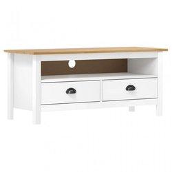 Soporte para TV Hill blanco 110x40x47 cm madera de pino