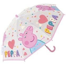 Safta paraguas manual 46cm peppa pig "having fun"