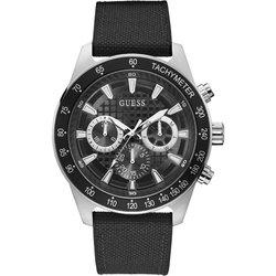 Reloj GUESS Hombre (Leathernylon - Negro)