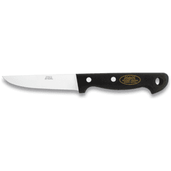 Cuchillo de Cocinero Mam con mango Magnun, hoja de acero inoxidable de 11 cm de color negro, presentado en caja de color 17045