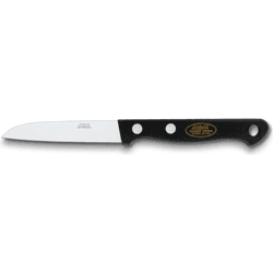 Cuchillo Mondador Mam con mango Magnum, hoja de acero inoxidable de 8.5 cm, de color negro, presentado en caja de color 17044