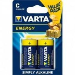 Pila LR14 C VARTA ENERGY Alcalina ( Caja Con 10 Blister De 2 Pilas) 04114229412