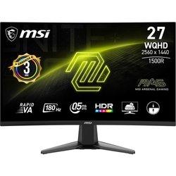 Msi mag 27cq6f pantalla para pc 68,6 cm (27") 2560 x 1440 pixeles quad hd lcd negro