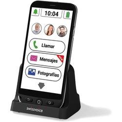 Telefóno SWISSVOICE G50 (5'' - 4G - Negro)