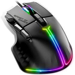 Ratón SPIRIT OF GAMER Souris Pro M5 (Negro - USB)