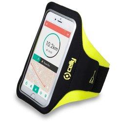 Celly Arm Band Brazalete Amarillo para Smartphone hasta 6.5"