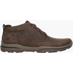 Botas para Hombre SKECHERS 41 EU (Piel - Márron)