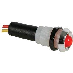 Lámpara Led 5V Roja - Carcasa Cromada VELLEMAN