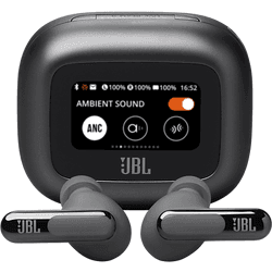 Auriculares True Wireless - JBL Live Beam 3, 48 h Autonomía, Cancelación de Ruido, IP54, Black