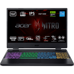 Portátil gaming - Acer Nitro 5 AN515-58-50FE, 15.6" Full HD, Intel® Core™ i5-12500H, 16GB RAM, 1TB SSD, GeForce RTX™ 4050, Sin sistema operativo