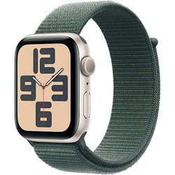 Apple Watch SE GPS 44mm Caja de Aluminio Blanco Estrella con Correa Loop Deportiva Verde Lago