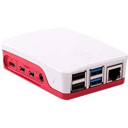 Raspberry Pi3 Caja ROJA Y BLANCA