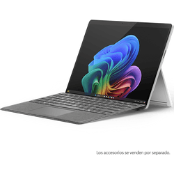 Convertible 2 en 1 - Microsoft Surface Pro Copilot+ PC,13", Snapdragon® X Elite 45 TOPS, 16GB RAM, 512GB SSD, Adreno GPU, Windows 11 Home, Platinum