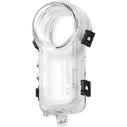 Accesorio cámara - Insta360 X4 Invisible Dive Case, Carcasa para buceo, Transparente