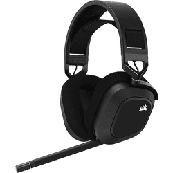 REACONDICIONADO Seminuevo Bueno Auriculares gaming - Corsair HS80 Max Wireless, De diadema, Bluetooth, Hasta 24 horas, Steel Gray