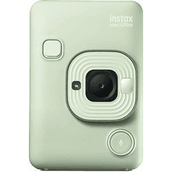 Cámara instantánea - Fujifilm Instax Mini LiPLay, 86 mm x 54 mm, Imágenes JPEG, 2560 × 1920 píxeles, Matcha Green