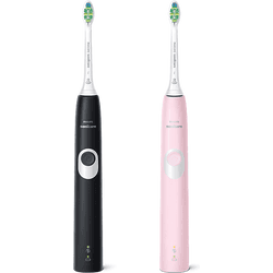 Cepillo dental Protectiveclean 4300 eléctrico sónico 2 unidades (Negro) - Philips Avent