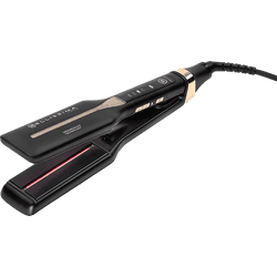 Plancha de pelo - Bellissima Absolute, Cerámica, 90W, 230°C, Protección Sobrecalentamiento, 4 Niveles Temperatura, Negro