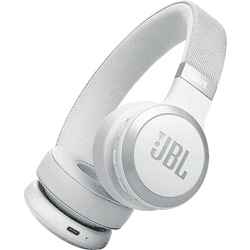 Auriculares inalámbricos - JBL Live 670 NC, Cancelación ruido adaptativa, Autonomía hasta 65 h, Blanco