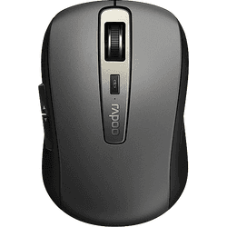 Ratón RAPOO MT350 (Bluetooth - 1600 dpi - Negro)