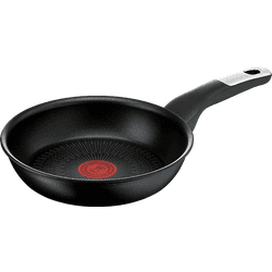 Sartén - Tefal Jordi Cruz G25505, Multiuso, Diámetro 26 cm, Revestimiento Titanium Antirayaduras, Tecnología Thermo-Signal, Aluminio, Negro