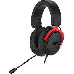 auriculares + micro asus tuf gaming h3 rojo