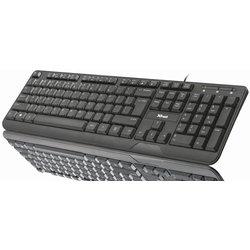 Trust Ziva teclado USB QWERTY Español Negro