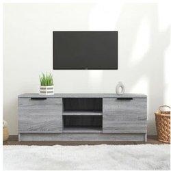 Mueble para TV Sonoma gris 102x35x36,5 cm madera multicapa