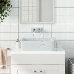 PROLENTA PREMIUM Maison du'Monde - Lavabo sobre encimera rectangular cerámica