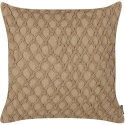 Conjunto de 2 cojines de yute beige 45 x 45 cm BELIANI Collomia