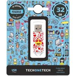 Tech One Tech Emojitech Corazón Ojos 32Gb