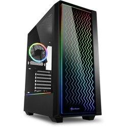 caja sharkoon  rgb lit 200rgb negro